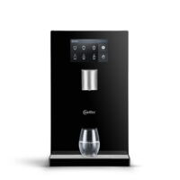 Wasserspender Welltec Cube Comfort Wasserspender Welltec Cube Comfort mit einem Glas Wasser